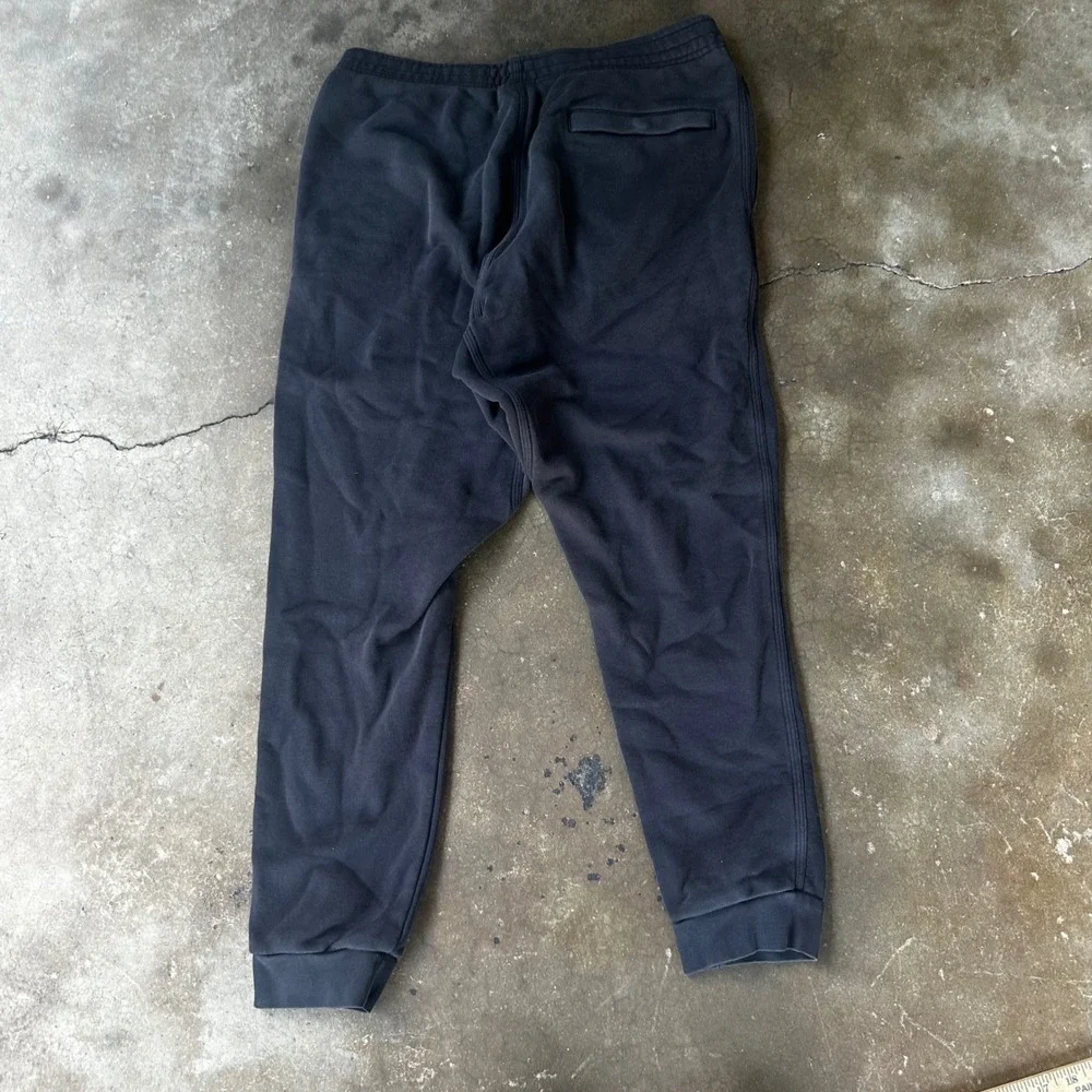 Nike Sweatpants Mens Large Black Excellent Fleece Joggers Swoosh Logo